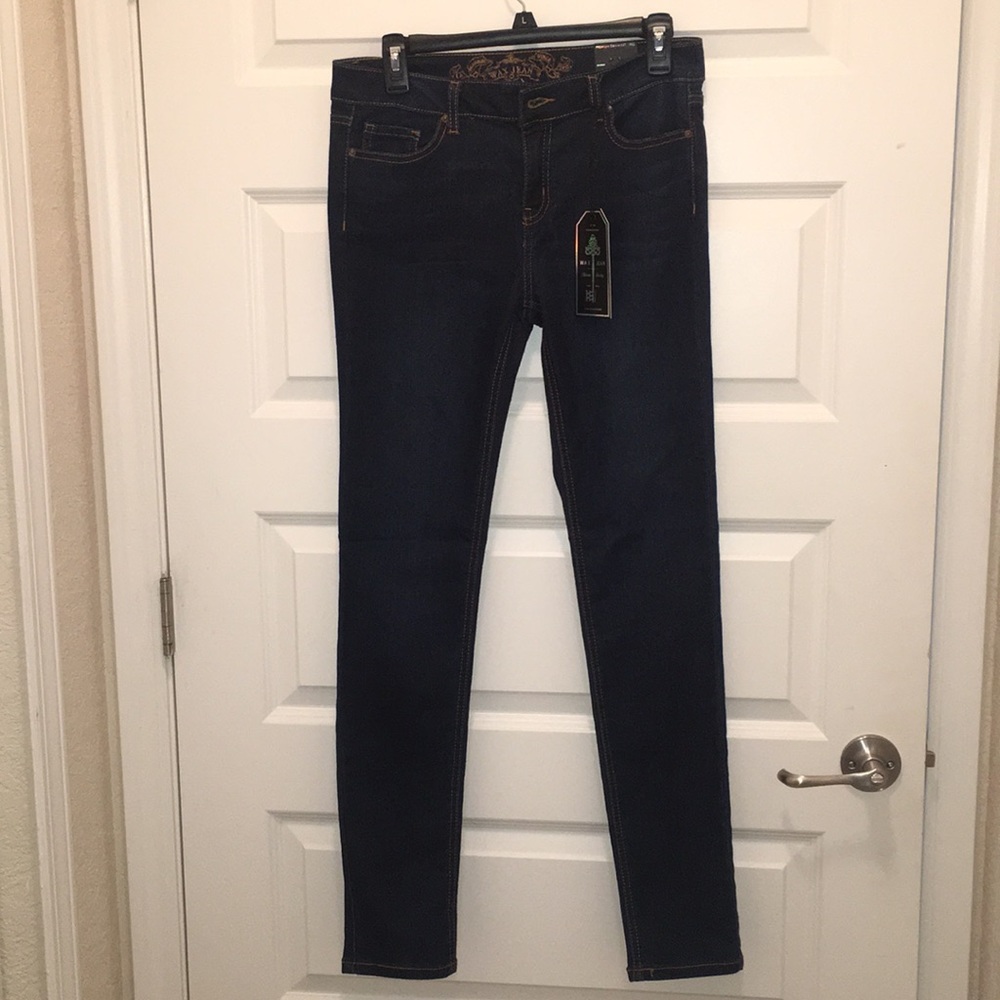 Dark blue skinny jeans
